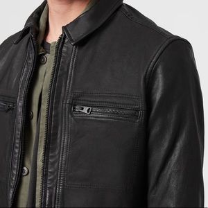 All Saints LARK Leather Jacket